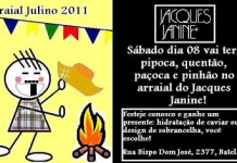 Jacques Janine Curitiba promove Festa Julina hoje…