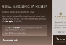 No Sofá no Jantar Gastronômico da Indonésia…