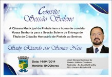 Sady Ricardo dos Santos Neto, do Jornal Agora Paraná vai receber o Título de Cidadão da Câmara de Vereadores de Pinhais