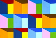 Quadrados e cores inspiram nova exposição no Quintana Café