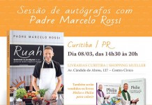 LIVRARIAS CURITIBA E SHOPPING MUELLER CONVIDAM PARA A SESSÃO DE AUTÓGRAFOS COM O PADRE MARCELO ROSSI