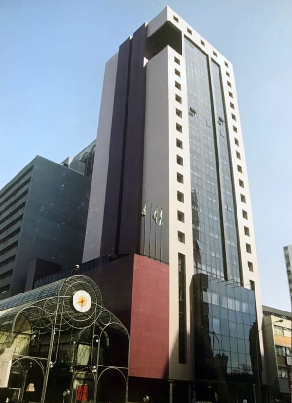 Foto antiga de acervo do hotel