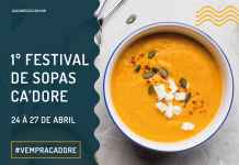 Gastronomia: Primeiro Festival de Sopas da Ca’dore começa nesta terça-feira (24)