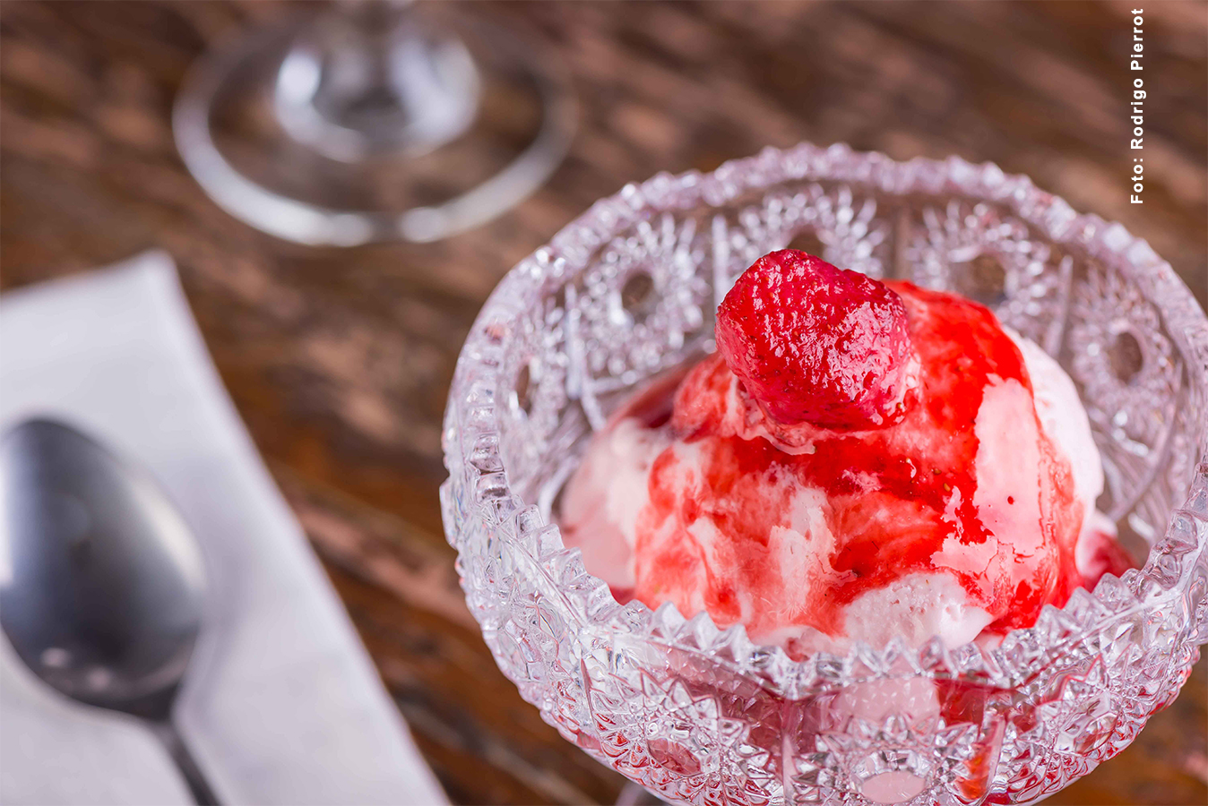 Já o Anarco preparou, para esta edição, um Gelato de Morango como sobremesa 