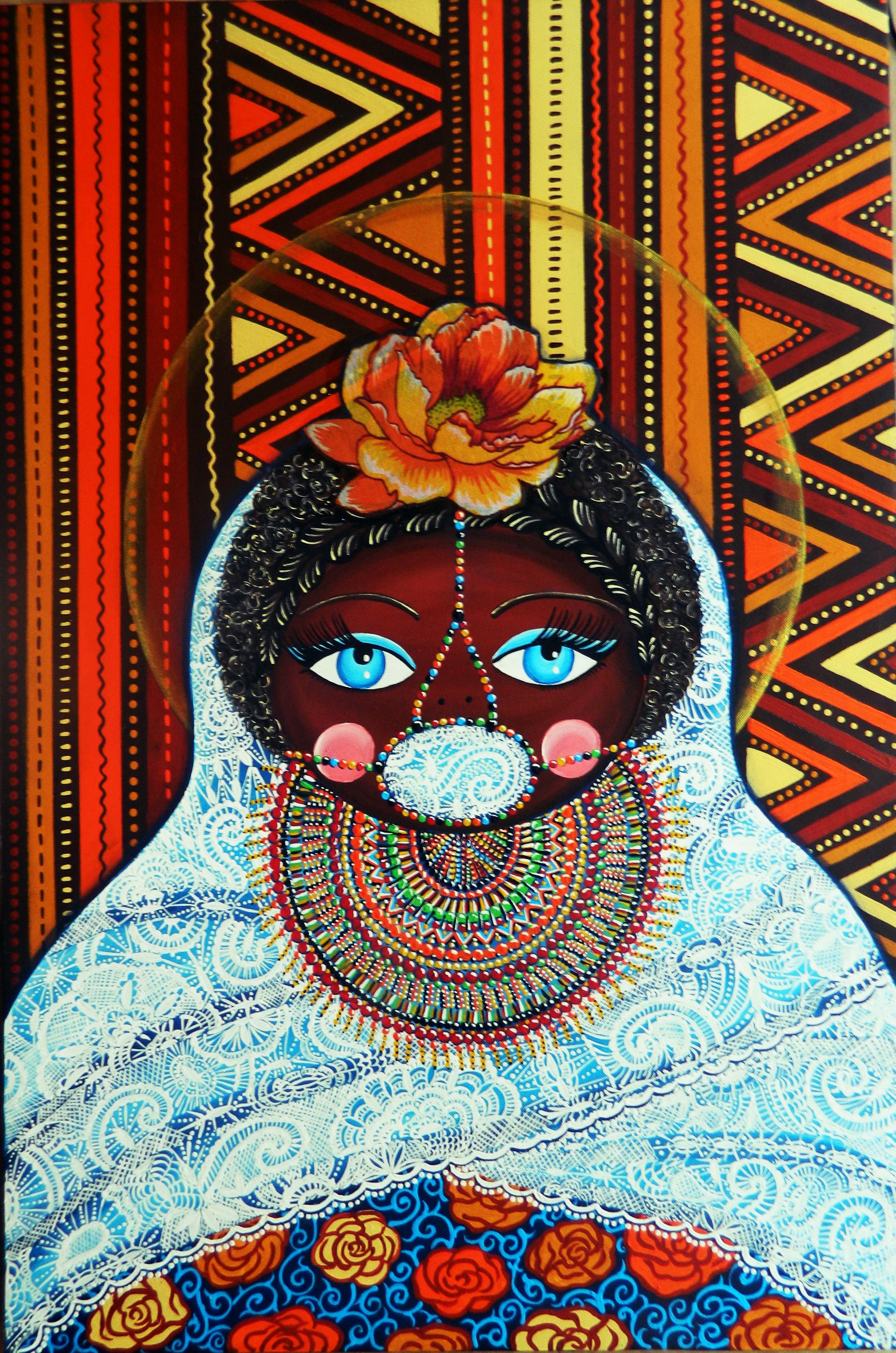 Babuszka Santa Escrava Anastácia-Obra de Eloir Jr.  