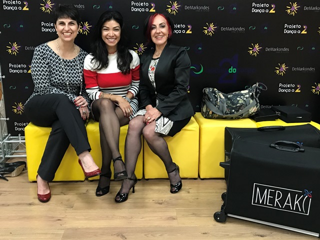 Gylian Dib, Márcia Aoki e Elaine de Markondes