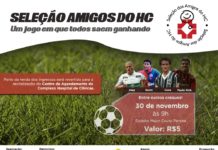 Seleção dos Amigos do HC reúne craques do futebol paranaense em prol do Hospital de Clínicas