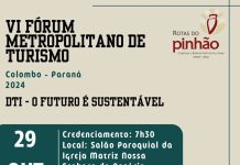 Em Colombo: Acontece amanhã o VI Fórum Metropolitano de Turismo – Rotas do Pinhão