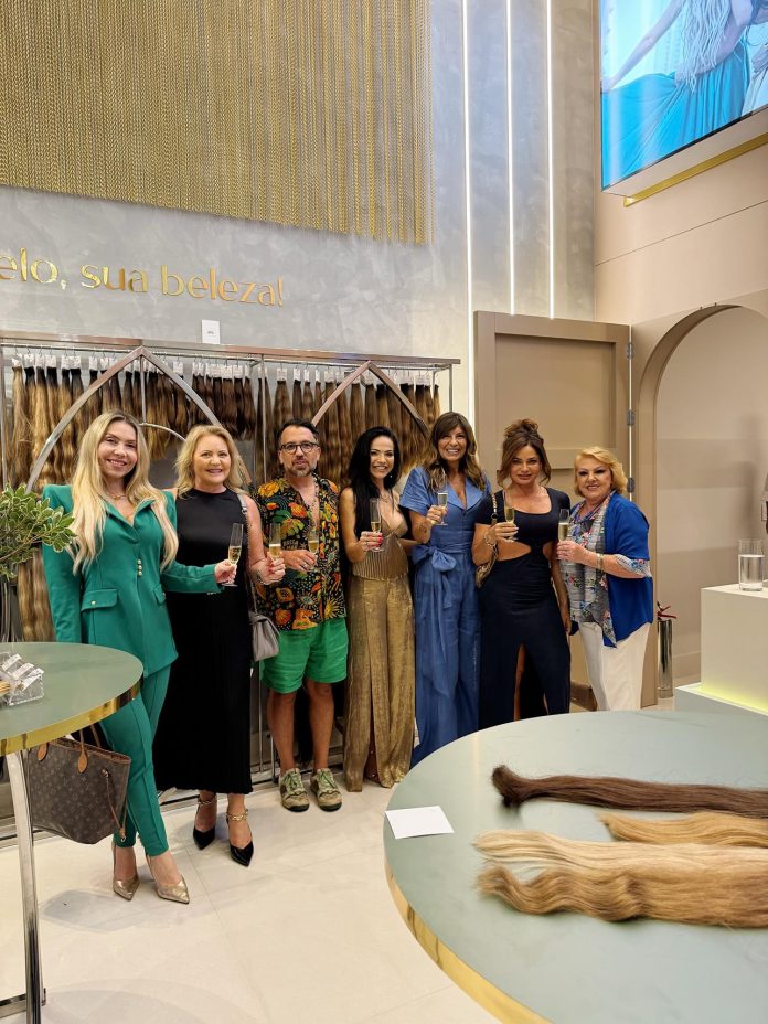 Micheli Galli, Denise Kemmerich, Alex Ferrer, Paula Secco, Marília Keller, Simone Mascarenhas e Ieda Bastiston