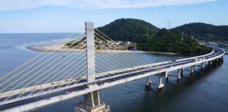 É coisa nossa….Cimento usado na construção da Ponte de Guaratuba foi produzido 100% no Paraná